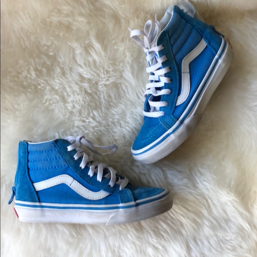 Bright blue kid’s Vans